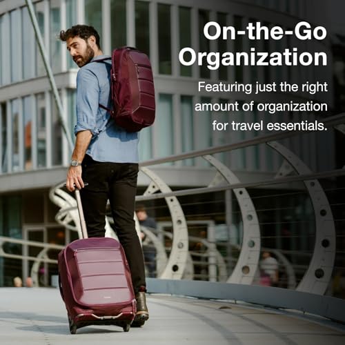 Osprey Ozone 2-Wheel Carry-On - Lightweight Carry-On Luggage with Oversized Wheels and Trolley Handle - Rolling Travel Suitcase for Air Travel, Overhead Compartments and Weekend Trips, Black 5