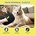 Ugwfit-vah pet Hair Removal Gloves，electrostatic Gloves pet Hair，pet Hair Gloves，（2pcs） Help You Better Solve The Problem of pet Hair