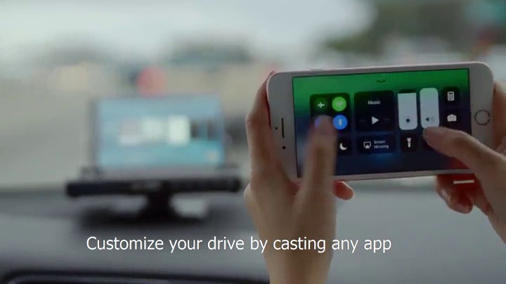 Watch Hudly Wireless Head-Up Display ﹙HUD﹚ for All Cars