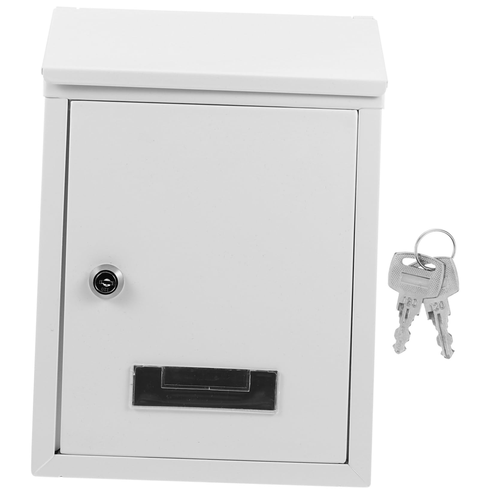 BESPORTBLEEuropean style outdoor mailbox Mail mailbox office crafts with lock hanging mail organizer decorate Mailbox letter wall mailbox retro style mailbox Wall-mounted other metal crafts