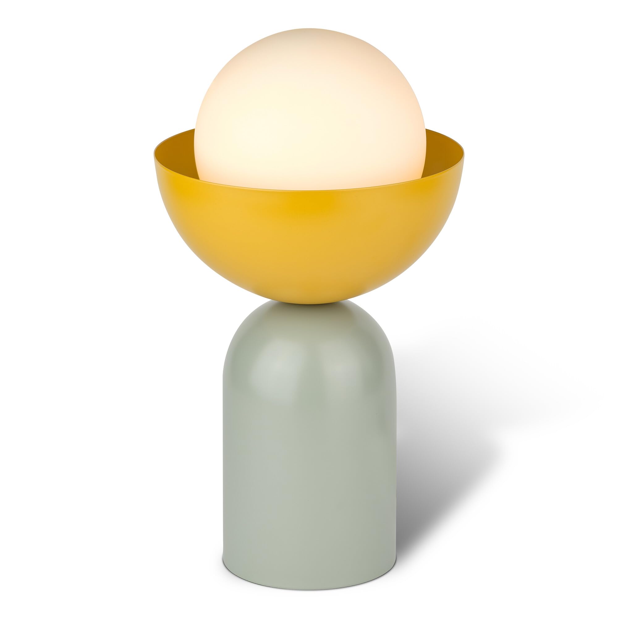 OSRAM Lampada da tavolo DECOR Bowl E14 Vetro Verde/Giallo 200mm