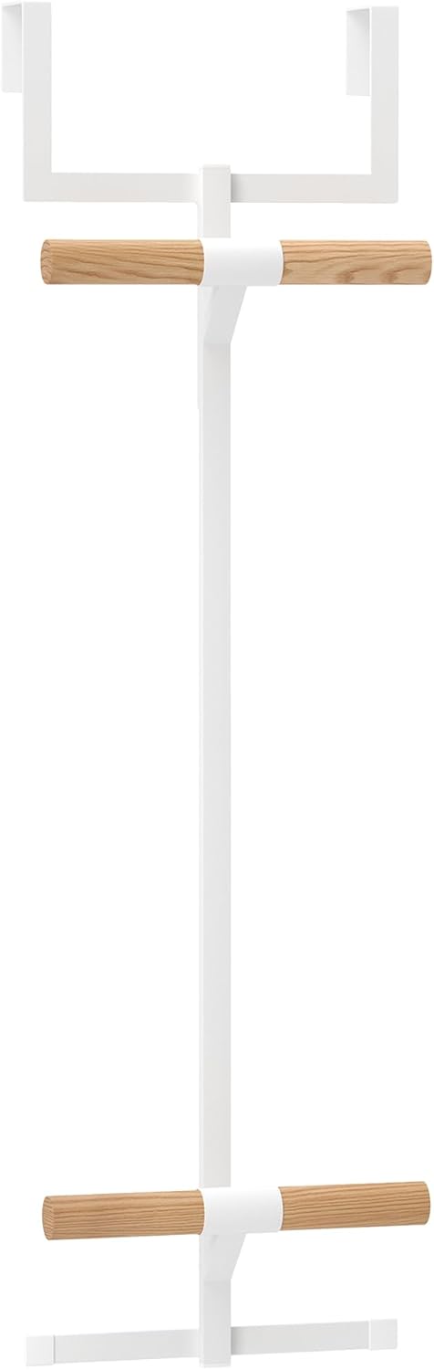 Backpack over the Door Hanger for Closet or Bedroom 2 Tiered Schoolbag Bookbag Metal Storage Rack Backpack Holder Easy Installation over the Door Hook Storage Organizer Entryway