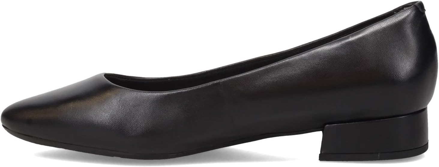 Easy Spirit Women's Caldise Pump, Black Leather, 8