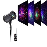 LedMAll® Bluetooth RGB Firefly Large Motion Patterns Laser Christmas Lights, Decorative, Landscape Garden Projector Remote Control Timer