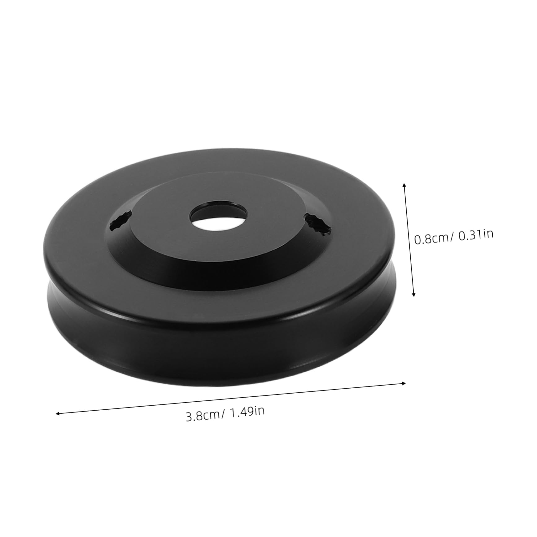 BESPORTBLE 1Set Aluminum Alloy Headset Cap with Screws Cycling Computer Mount Base Adapter for Mountain and Road Bikes and Water Easy Installation Headset Holder