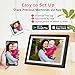 Akimart 32GB 10.1 Inch WiFi Digital Picture Frame with 1280x800 HD IPS Touch Screen, Send Photo or Videos via App or Email, Support USB Drive/SD Card Extend Storage, Auto-Rotate, Wall Mountable
