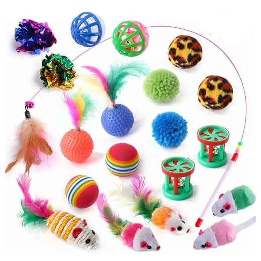 Kit 7 Brinquedos para Gatos Ratinho Bolinha Varinha Gatinho