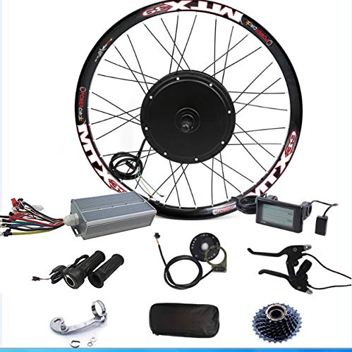 90km/h max Speed LCD Display,Sine Wave Controller,3000w Electric Bike Conversion kit 48V-72V 3000w E Bike Conversion Kit