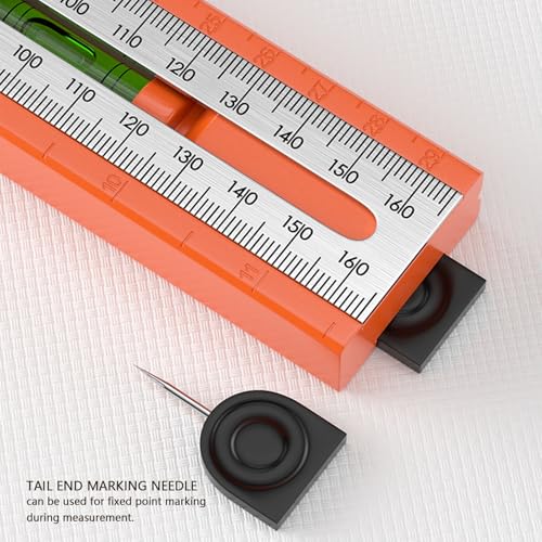 Transportador de Marcado Ajustable con Nivel y Medidor de Profundidad miniatura 6
