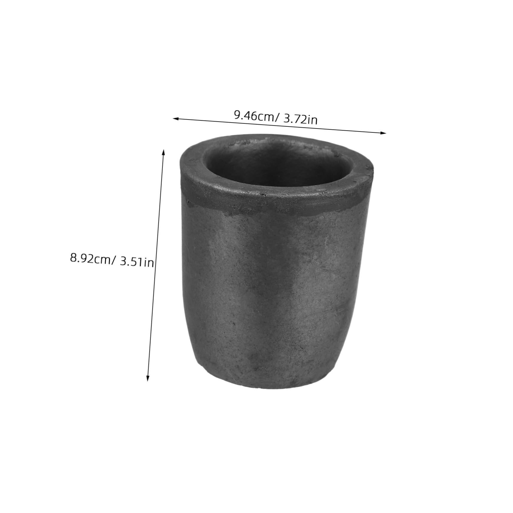 HEALLILY Heat Resistant Clay Graphite Crucible Torch Melting Pot for Casting Refining Metals Jewelry Making Small Crucible