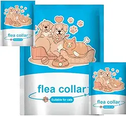 Kit Conjunto 2 unidade Coleira Antipulgas e Carrapatos – Proteção Antiparasitária com Conforto e Segurança Para Seu Cão | e Gato 42 cm