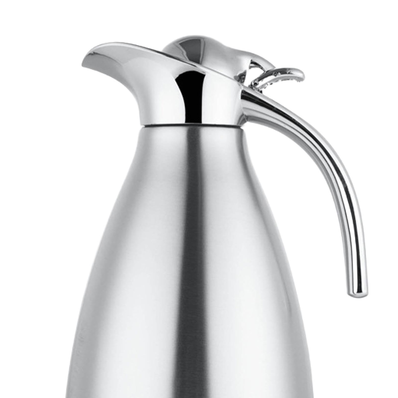 Jarra Térmica de Acero Inoxidable para Café, Jarra de Agua con Tapa Hermética, Jarra con Aislamiento Al Vacío Resistente a Temperaturas, 1.5L