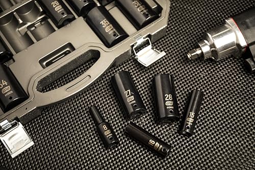 Image of GEARWRENCH 29 Pc. 1 /2 inch Drive 6 Pt. Impact Socket Set, Deep, Metric - 84935N