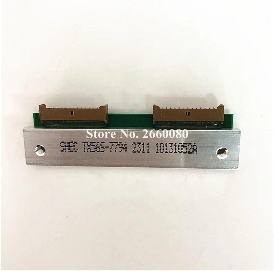 Bottom view of the FANPYY RLS1000 Thermal Printhead, showing the metallic base with engraved model or serial numbers.