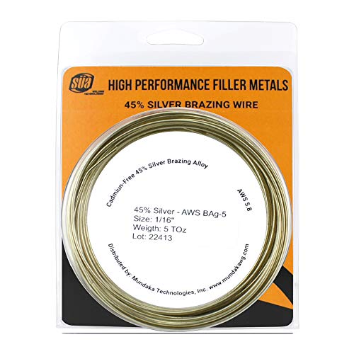 SÜA® Silver Brazing Solder Wire - 45% - AWS BAg-5 - Size: 1/16