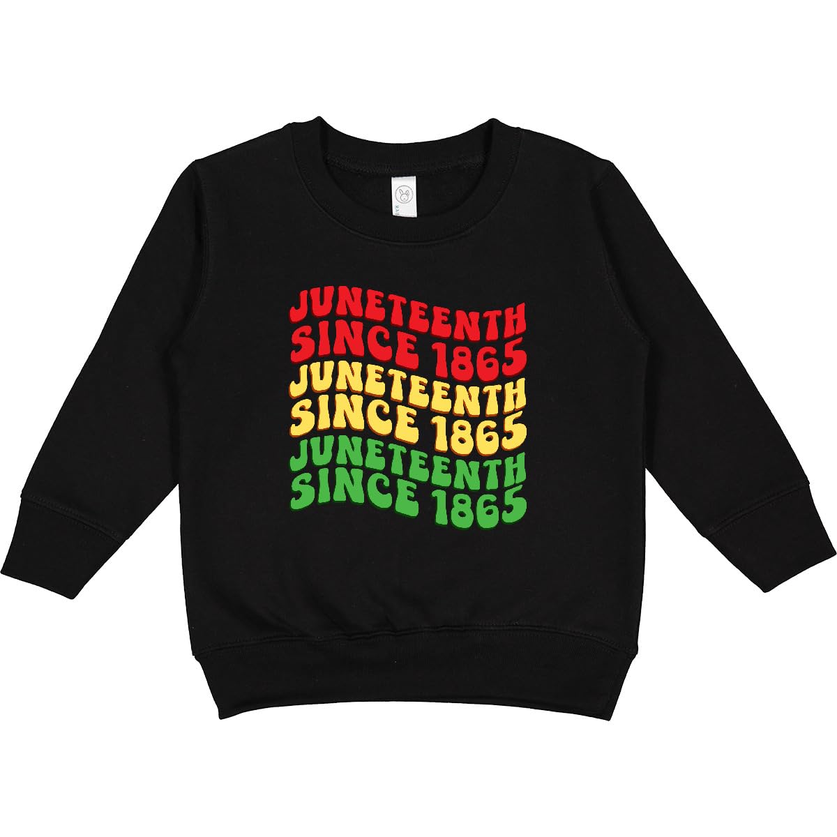 inktastic Juneteenth Since 6.19.1865 Toddler Sweatshirt 2T Black 45497