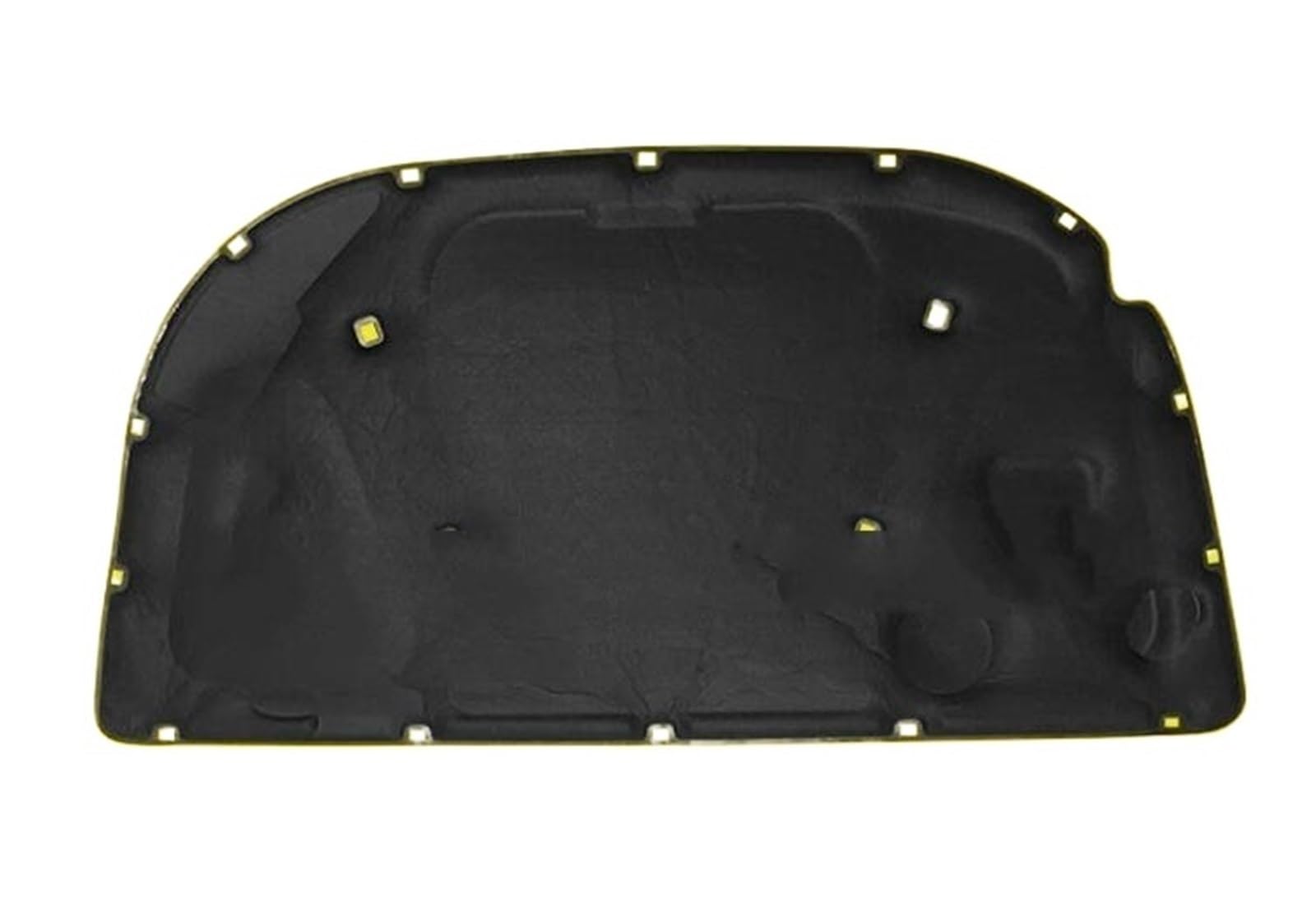 Gtdtixc A Front Bonnet Sound Proof Mat For 6 For C6 2005-2011 Hood Engine Sound Heat Insulation Cotton Pad Soundproof Mat Cover Lining(A)