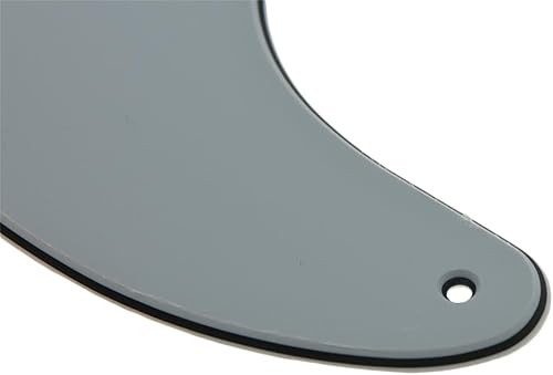 Miniatura 3 de KAISH - Carcasa de 8 agujeros para guitarra Tele Humbucker, golpeador blanco de 3 capas para Telecaster de EE. UU.México