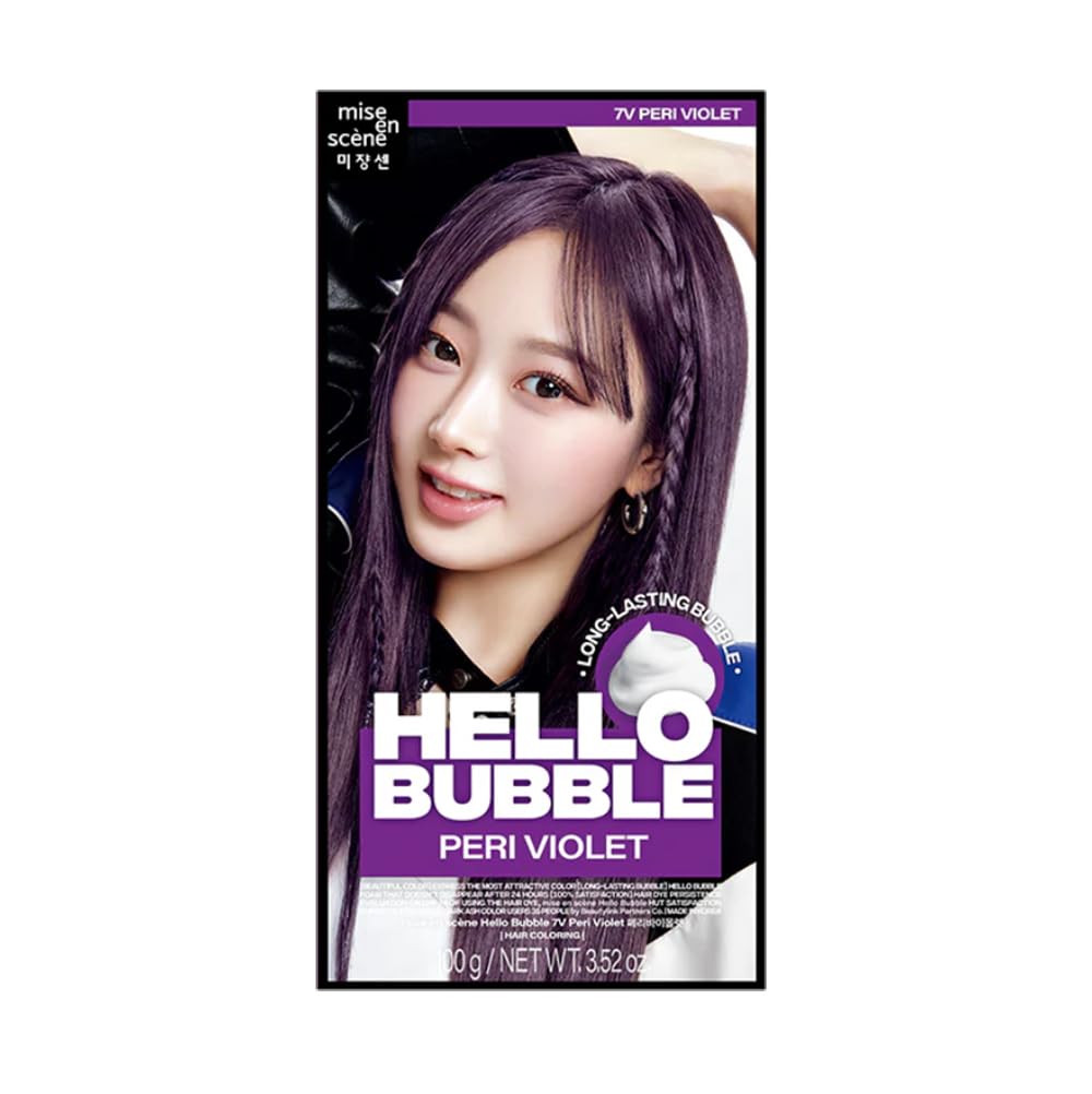 Hello Bubble Hair Color, Color Dyeing Kit (7V)
