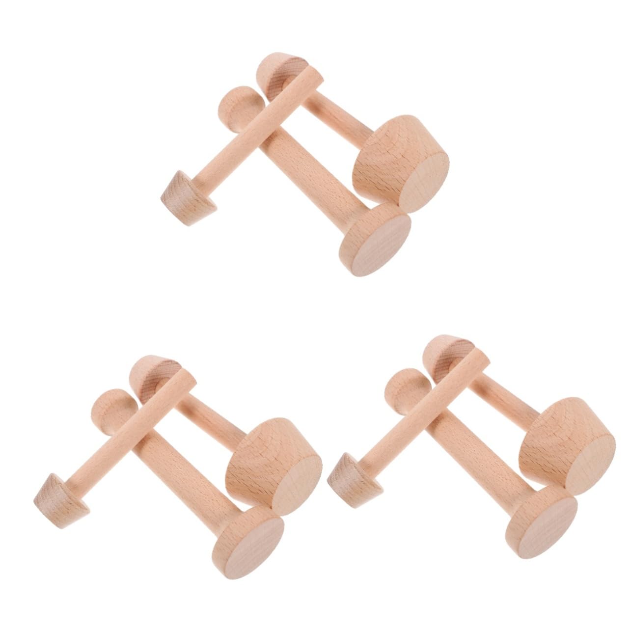 Cabilock 9stücke Teiliges Holz-tart-tamper-set Mit Doppeltem Ende Für Herstellung Von Eier Und Obsttörtchen Praktische Backutensilien Für Küche