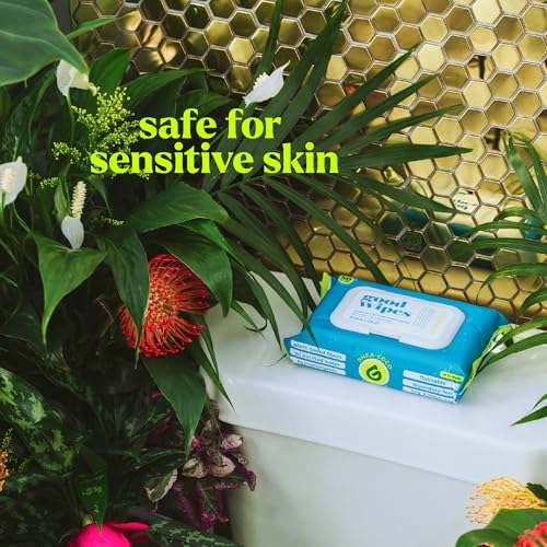 image for goodwipes Flushable Butt Wipes - Vitamin E & Aloe - Sewer & Septic Saf