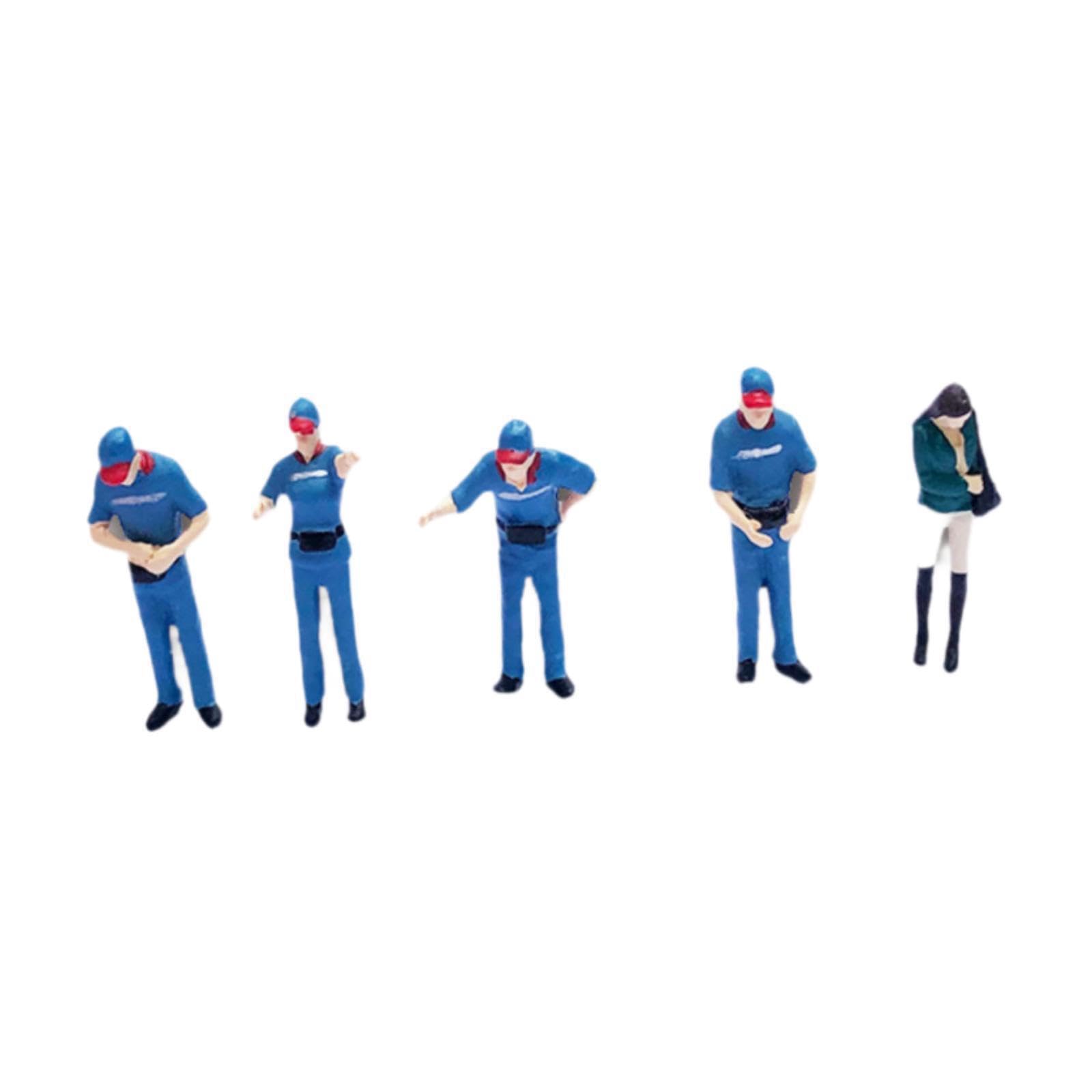 QUILSTM Figurines Collectible Miniature Diorama Figures Strong and Durable Resin Materials Fit for Photography and for Creative Layouts Tiny People Model Sand Table Layout