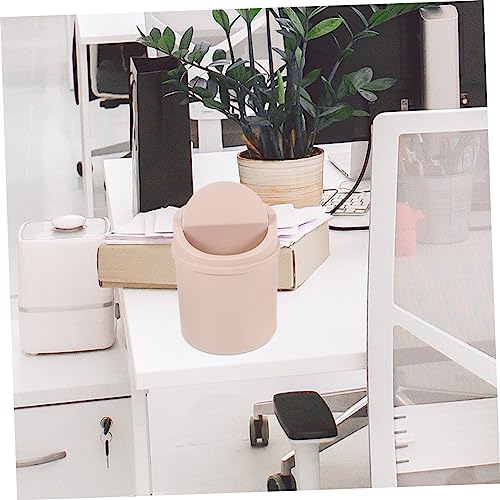 Caneca de basura rectangular compacta para escritorio 2 piezas miniatura 3