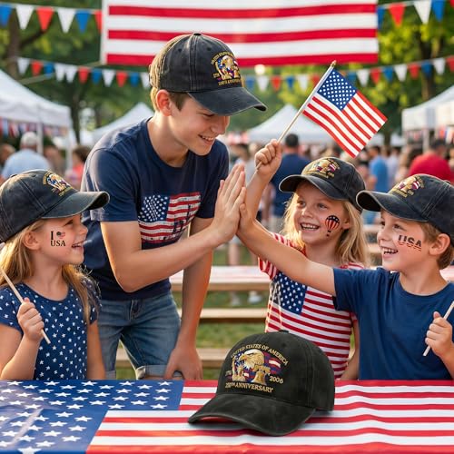 Disfraz con capa bandera americana para niños miniatura 7