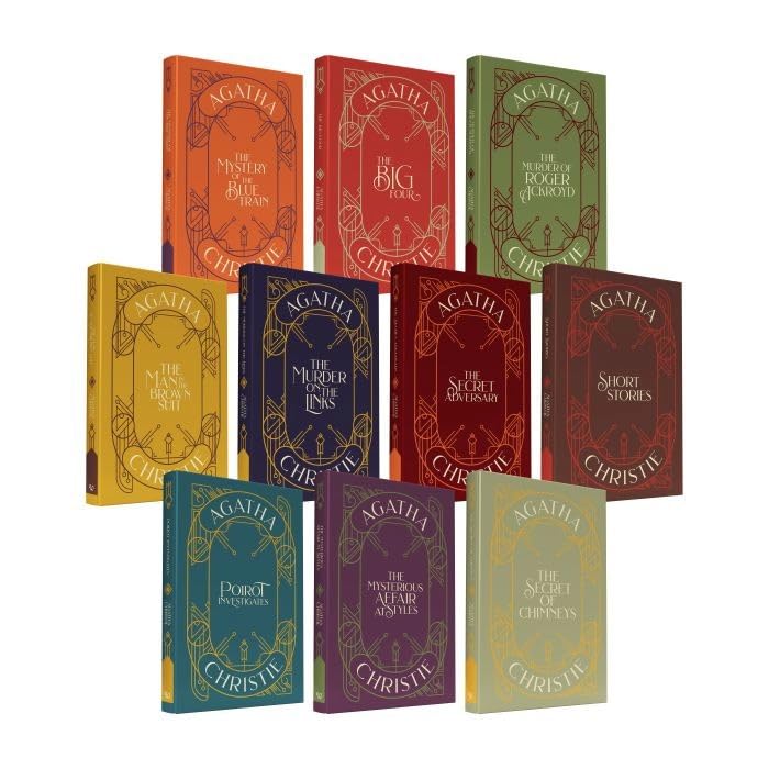 Agatha Christie Mysteries 10 Books Collection Set      Hardcover – October 1, 2025