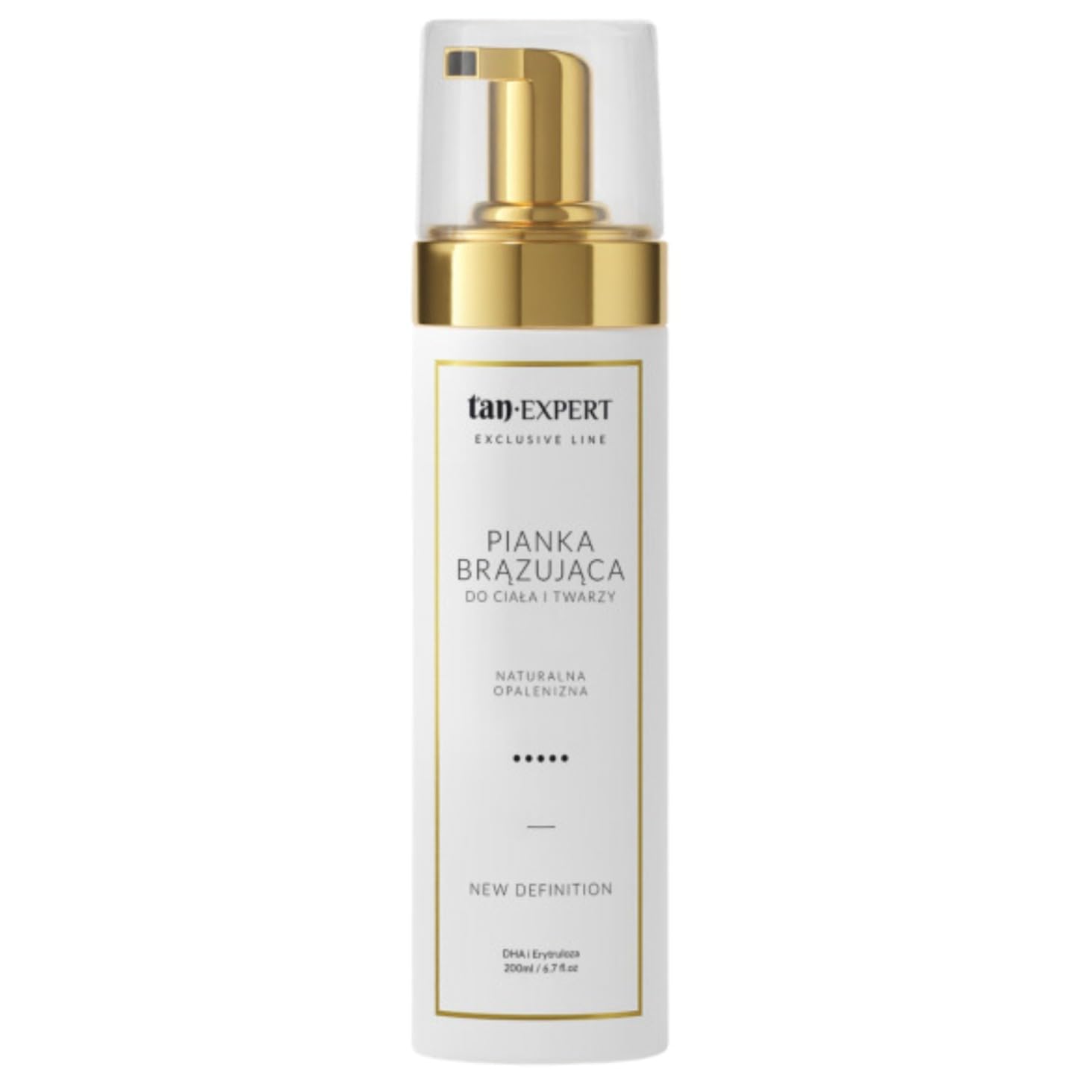 New Definition samoopalacz Mousse 200 ml samoopalacz, pianka do twarzy i ciała, naturalna opalenizna