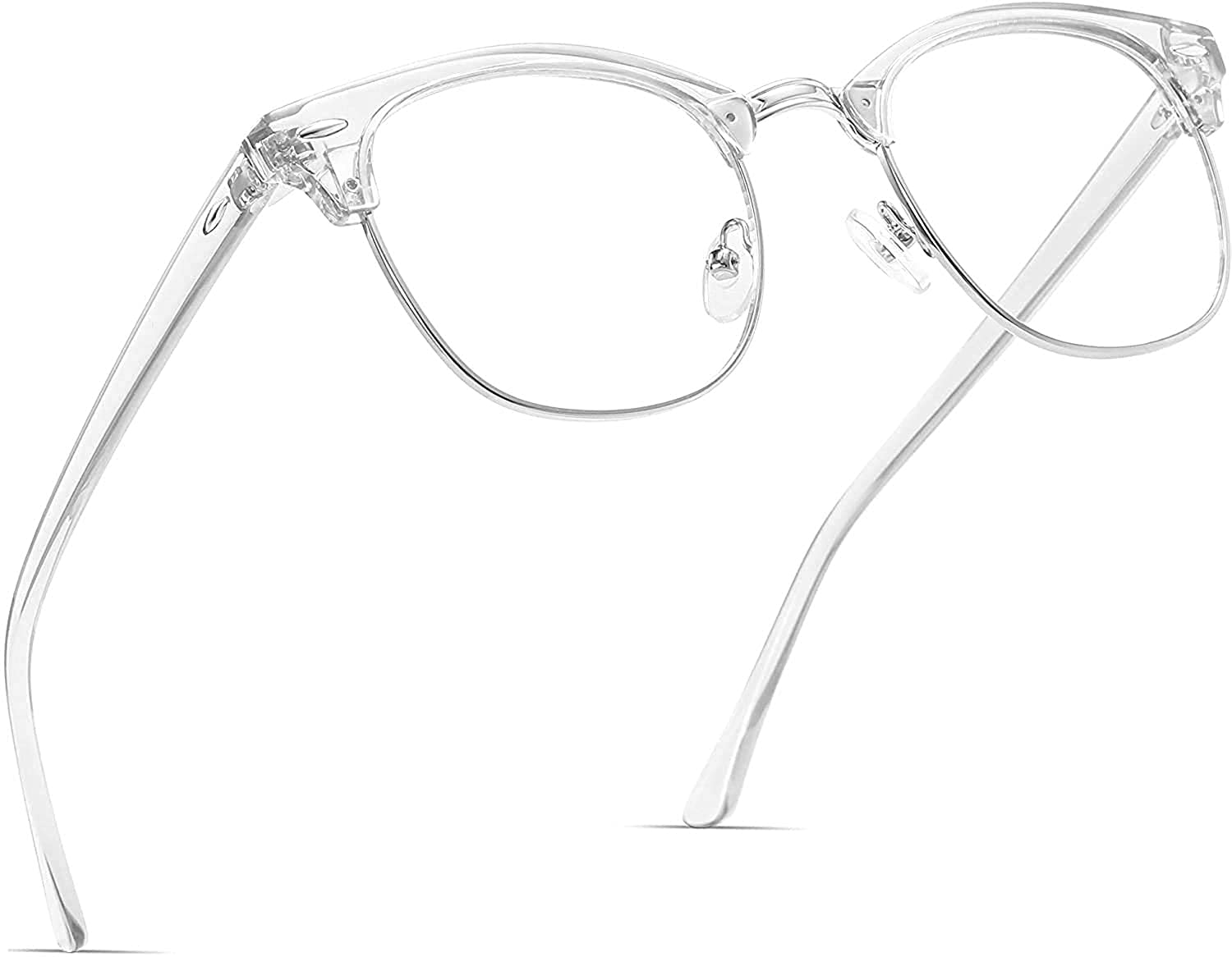 USJONES Imported Women & Men Computer Blue Light Blocking Glass (Full Transparent Frame) Transparent Reading Glasses Oval Frame (B09LMH297R) Amazon Price History, Amazon Price Tracker