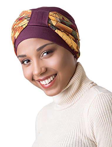 NJ CREATION Venise Prune Imprimé Batik