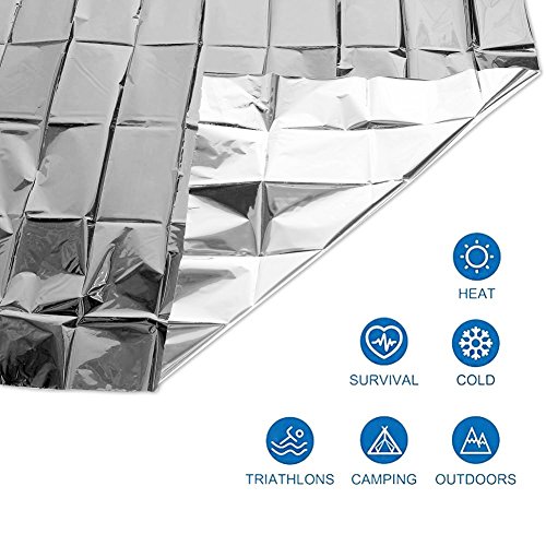 Emergency Mylar Blankets - 84" X 52"(4 Pack) - Thumbnail 4