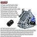 BRCatWPark RC Front Rear Gearbox Case & 43T Differential w/10T Main Gear Upgrades Part for 1/7 Big Rock/Mojave/Fireteam 6S BLX,1/8 Kraton/Outcast/Notorious/Talion 6S BLX & EXB,Part#AR310854,Navy Blue