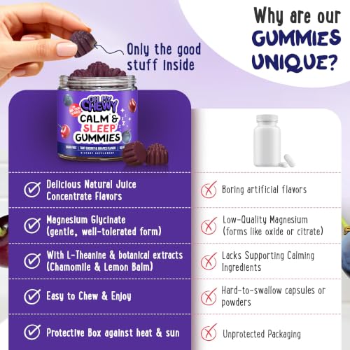 Kids Sleep Gummies - Calm Sugar-Free Magnesium Glycinate and Melatonin-Free - image 6