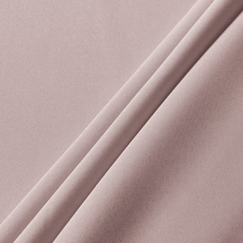 Image of sancua Rectangle Tablecloth - 70 x 90 Inch - Stain and Wrinkle Resistant Washable Polyester Table Cloth, Decorative Fabric Table Cover for Dining Tables, Buffet Parties and Camping, Blush