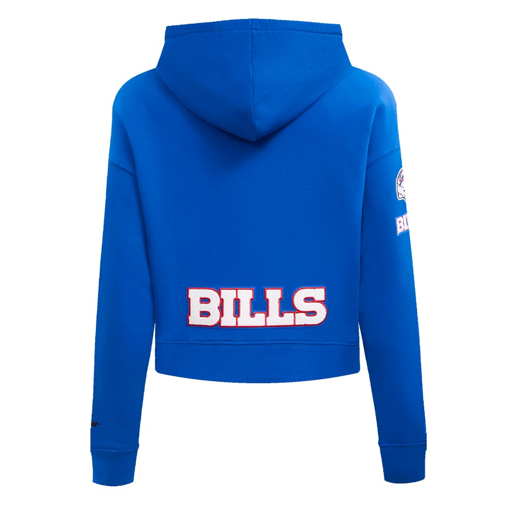 Pro Standard Damen Womens NFL Classic Chenille Brushed Back French Terry Cropped Pullover Hoodie Mit Kapuze Sweatshirt (1er Pack)