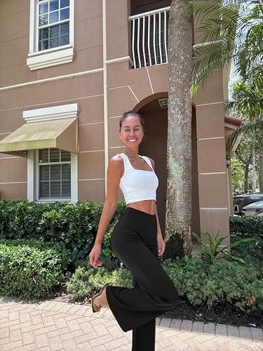 OQQ Women Wide Leg Pants High Waist Casual Pants Fall Clothes Outfits4