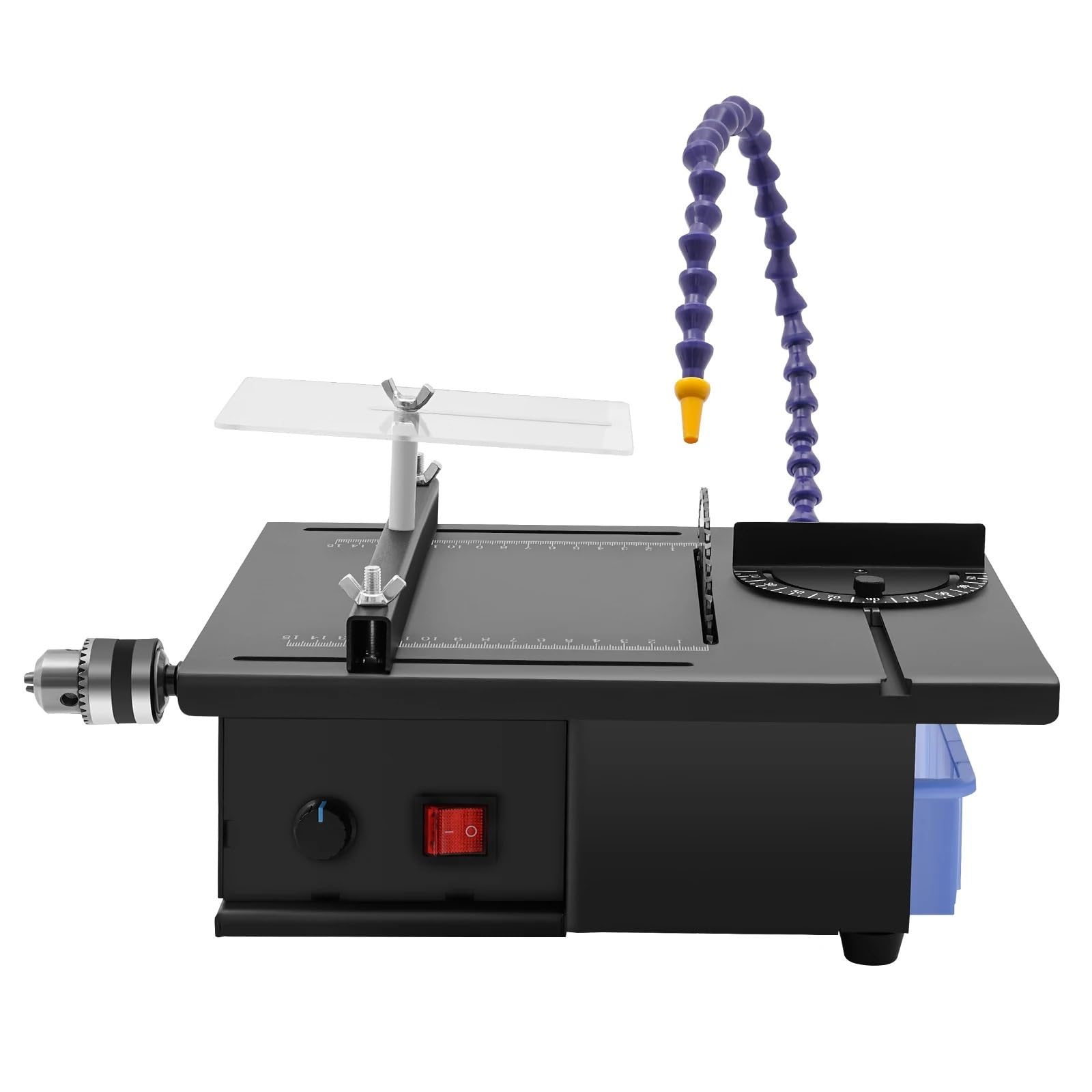 JVDDI Jade Table Saw, Infinitely Adjustable Speed for Hardware Jewelry Shop Factory Warehouse Cutting Grinding Polishing DIY Making