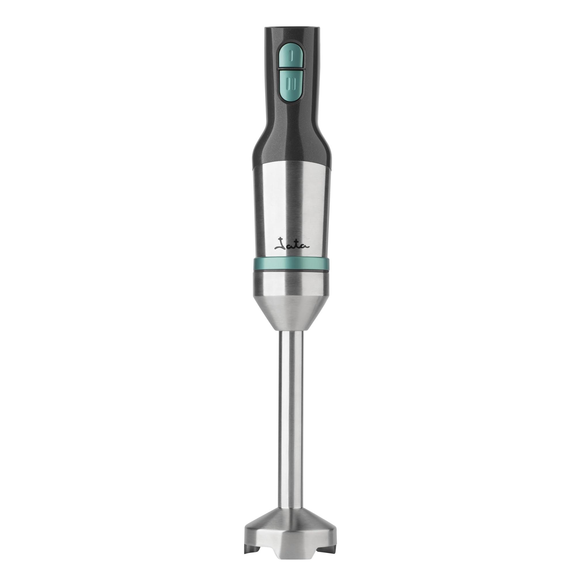 Jata JEBT1853 – Hand Blender, 1000 W, Extendable Spiral Cable, 4 Stainless Steel Blades, Detachable Stainless Steel Foot, 2 Speeds, Includes 700 ml Cup