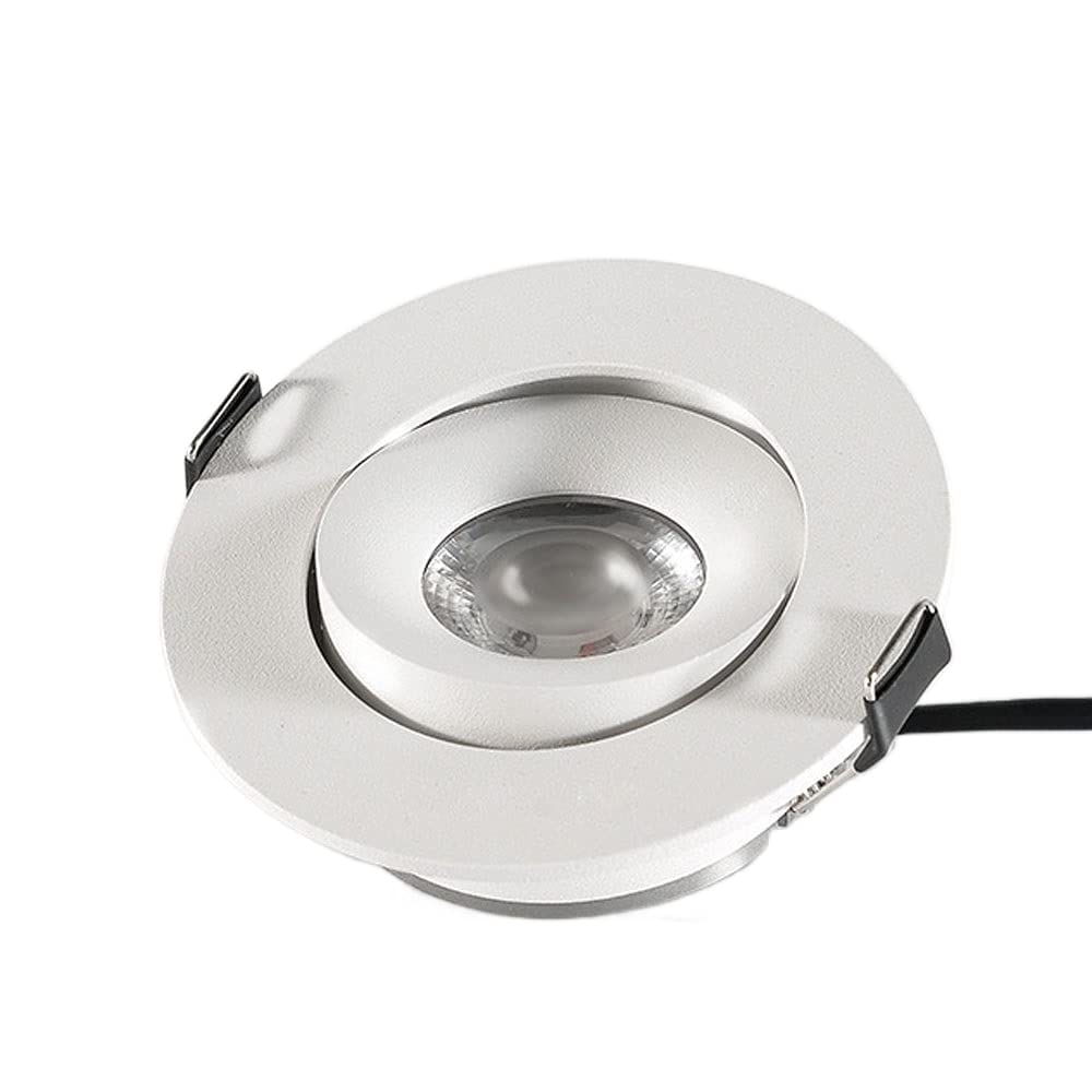 GJGHKLHL downlights， Ceiling Light Fixture, Spotlights, Adjustable Recessed Downlight, Aluminum Spotlight Zoom(White Light)