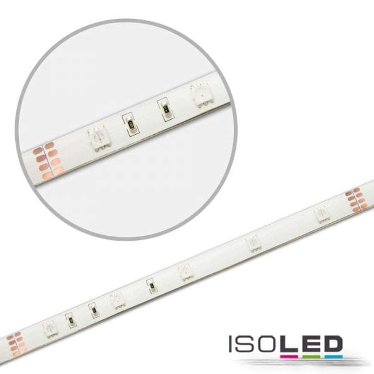 Tira de LED RGB multicolor 5 metros 36 W 150 LED 24 V IP68 Aqua