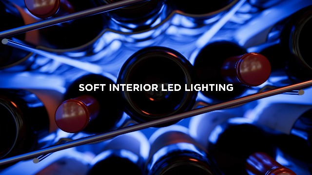 Image of TCL 46-Bottle Dual Zone Wine Cooler Mini Fridge with Glass Doors
