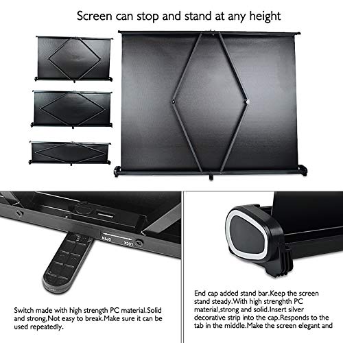 Pantalla de proyector manual 50 pulgadas 4:3 miniatura 3