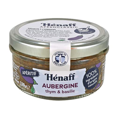 HENAFF AUBERGINE, THYM, BASILIC 0.13 kg