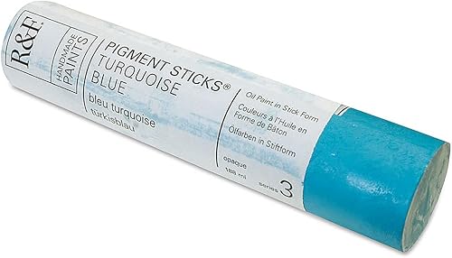R&F Artist - Pigmento en barra de aceite, color azul turquesa, 6.4 fl oz