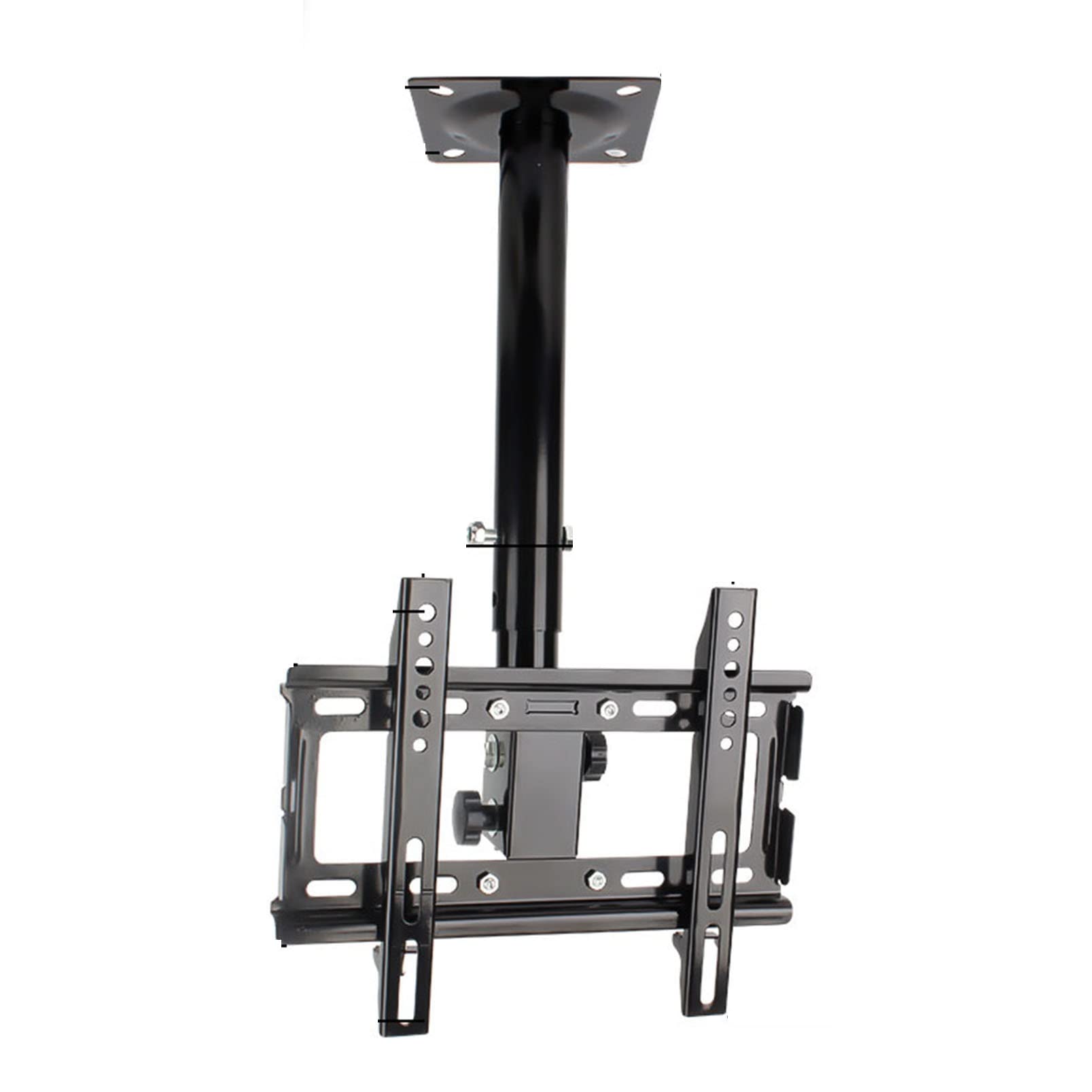 Support TV plafond pivotant inclinable télescopique hauteur réglable pour écran 32 55 pouces