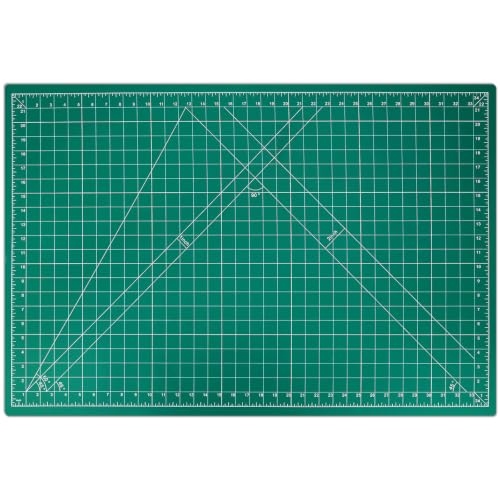 Image of anezus Self Healing Cutting Mat for Rotary Cutting, 35 inch x 23.3 inch, Green