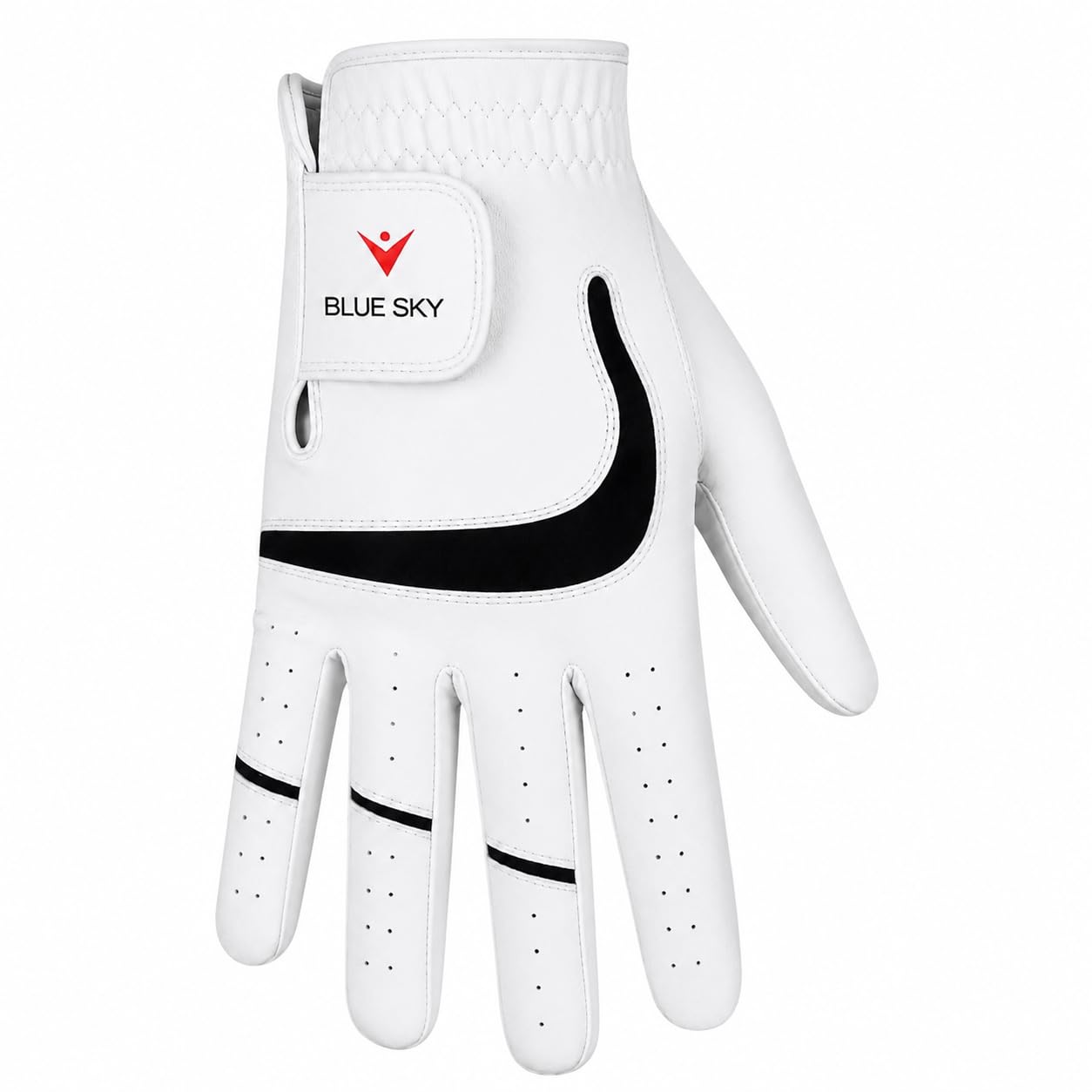 Golf Gloves Men's Full Finger Premium Leather Left Hand Right All Weather Gloves Non-Slip Palm Flexible Breathable Golfing Gloves for Men And Women Stratus Tech Golf Gloves for Golfers(S, Right)
