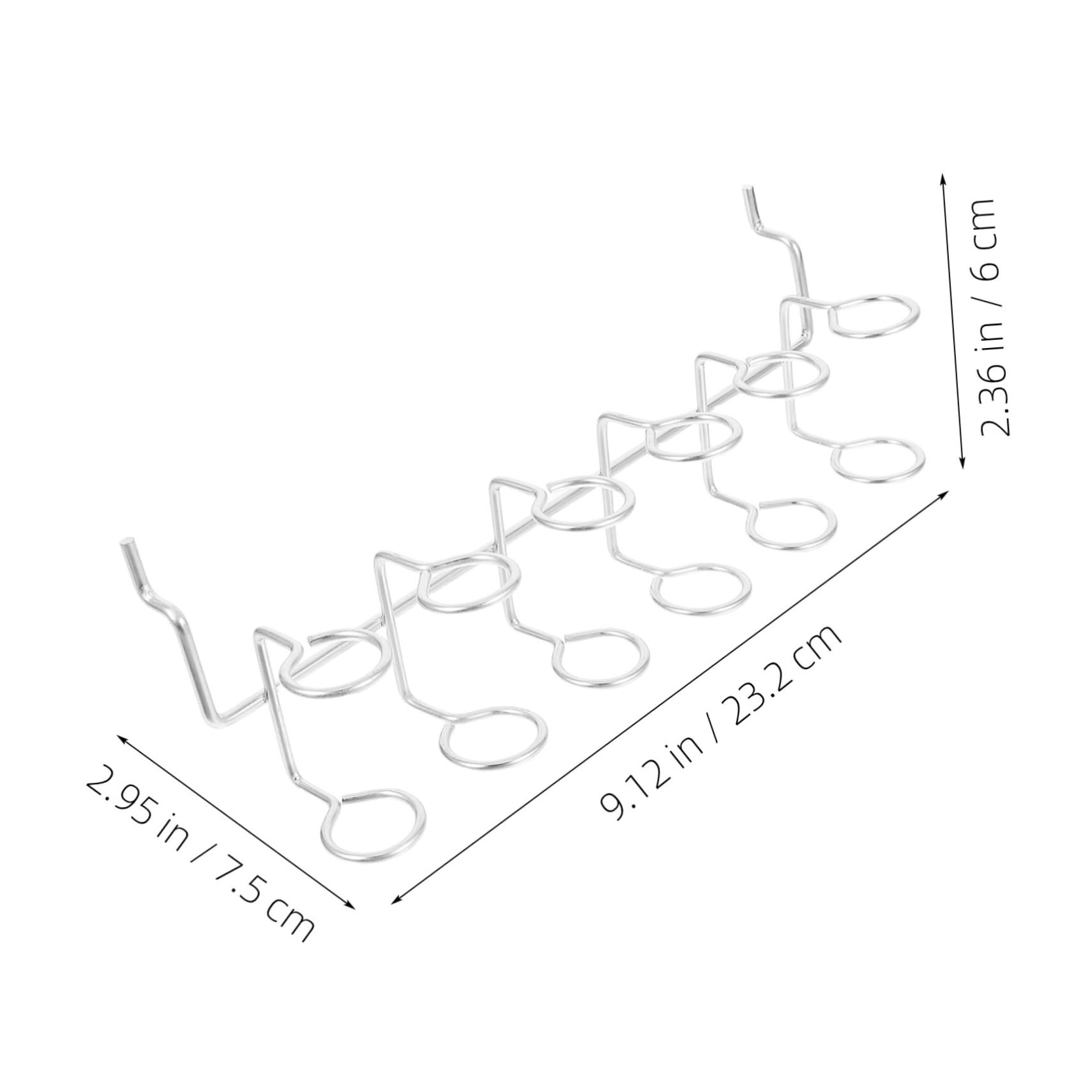 SOESFOUFU Peg Board Storage Hook Iron Hooks for Pegboard Simple to Install for Shelves